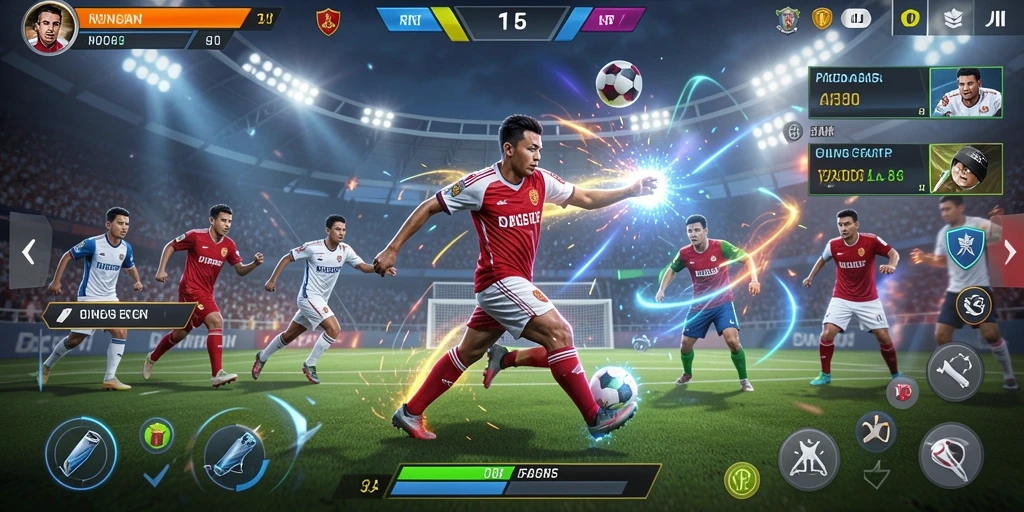 Screenshot menampilkan karakter utama dalam aksi.