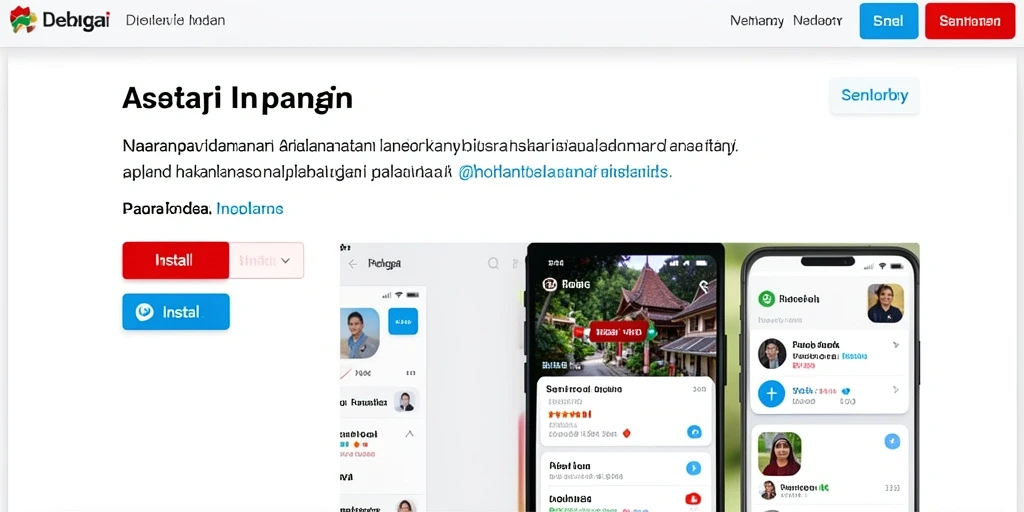 Tampilan antarmuka yang intuitif dan user-friendly.
