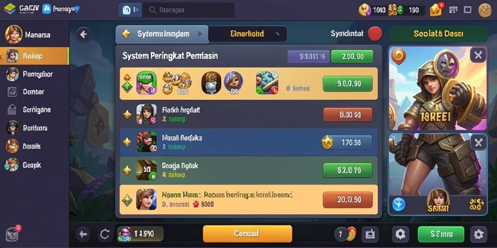 Tampilan utama dengan pilihan cerita yang menarik.